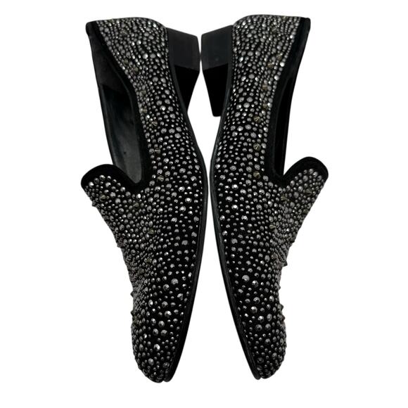 Stuart Weitzman Slipbead Studded Loafers size 8 - Picture 5 of 9